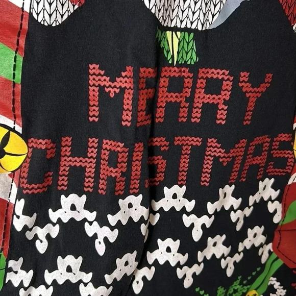 Ugly Xmas sweater Long sleeve tee shirt. skull,grunge,party,holidays,EC - Picture 6 of 10